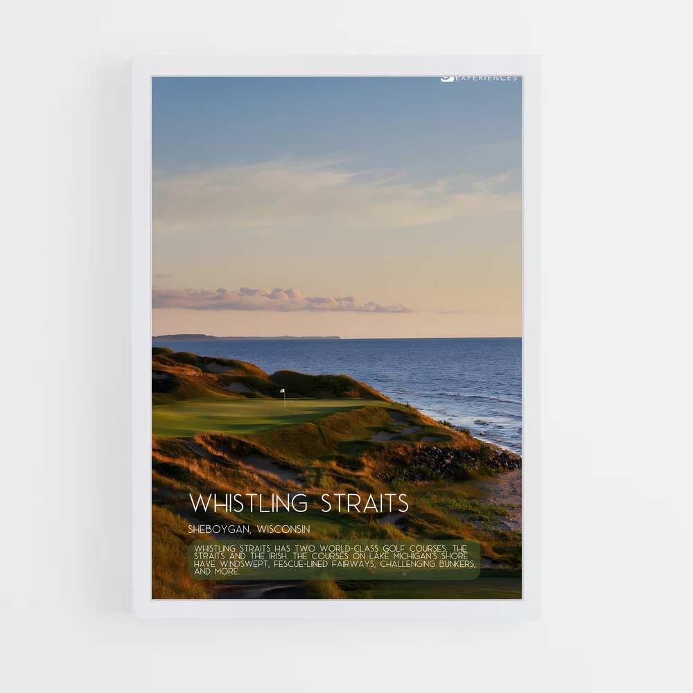 Poster Whistling straits – affiche Golf (vue 3)